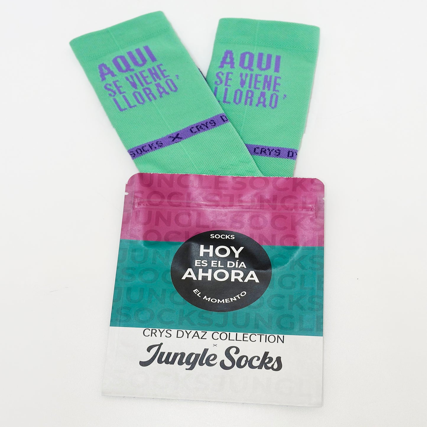 Qui si viene piangendo colore verde Technical by Crys Dyaz